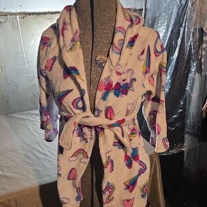 Nick & Nora Rainbow Unicorn Kids Robe